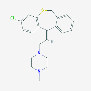 1-[2-(3-chlorodibenzo[b,e]thiepin-11(6H)-ylidene)ethyl]-4-methylpiperazine