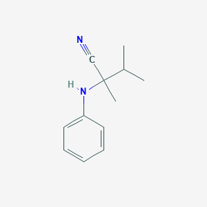 molecular formula C12H16N2 B232248 2-Anilino-2,3-dimethylbutanenitrile 