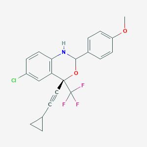 molecular formula C₂₁H₁₇ClF₃NO₂ B023225 依非韦伦杂质 I CAS No. 209414-26-6