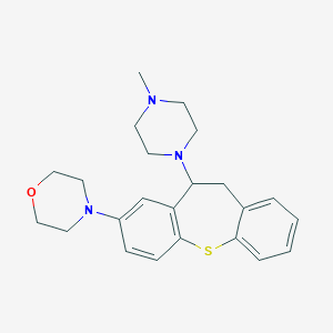 4-[11-(4-Methyl-1-piperazinyl)-10,11-dihydrodibenzo[b,f]thiepin-2-yl]morpholine