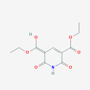 ethyl (5Z)-5-[ethoxy(hydroxy)methylidene]-2,6-dioxopyridine-3-carboxylate