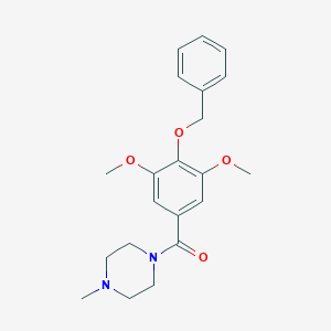 1-[4-(Benzyloxy)-3,5-dimethoxybenzoyl]-4-methylpiperazine