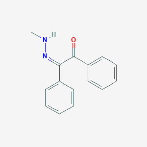 molecular formula C15H14N2O B232305 1,2-Diphenyl-1,2-ethanedione 1-(methylhydrazone) 