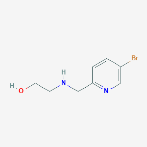 B023236 2-{[(5-Bromopyridin-2-yl)methyl]amino}ethan-1-ol CAS No. 149806-47-3