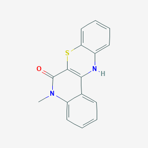 5-methyl-5H-quino[3,4-b][1,4]benzothiazin-6(12H)-one