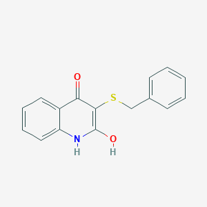 molecular formula C16H13NO2S B232370 3-benzylsulfanyl-2-hydroxy-1H-quinolin-4-one 