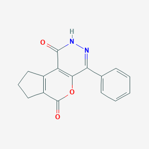 4-Phenyl-2,7,8,9-tetrahydrocyclopenta[4,5]pyrano[2,3-d]pyridazine-1,6-dione