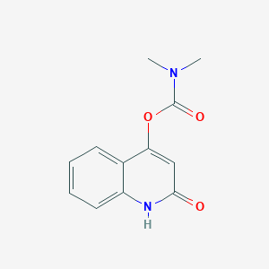 2-Oxo-1,2-dihydro-4-quinolinyl dimethylcarbamate