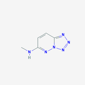 molecular formula C5H6N6 B232416 N-methyl-N-tetraazolo[1,5-b]pyridazin-6-ylamine 