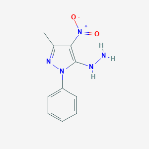 5-hydrazino-4-nitro-3-methyl-1-phenyl-1H-pyrazole