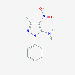 molecular formula C10H10N4O2 B232435 3-methyl-4-nitro-1-phenyl-1H-pyrazol-5-amine 