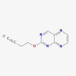 2-(3-Butynyloxy)pteridine