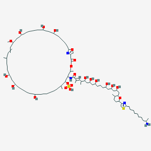 molecular formula C79H140N4O22S2 B232518 Theonezolide A CAS No. 150243-49-5