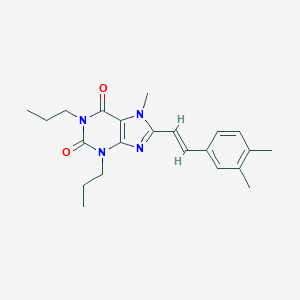 (E)-8-(3,4-Dimethylstyryl)-7-methyl-1,3-dipropylxanthine