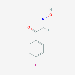 molecular formula C8H6FNO2 B232562 Glyoxal monoxime, 2-(4-fluorophenyl)- 