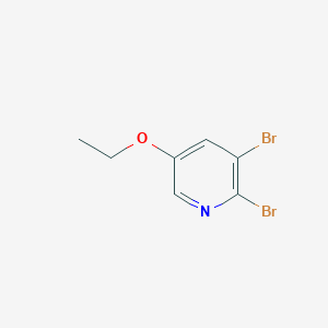 molecular formula C7H7Br2NO B232563 2,3-Dibromo-5-ethoxypyridine 
