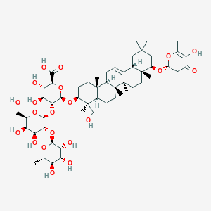molecular formula C54H84O21 B232592 Soyasaponin VI CAS No. 143519-54-4