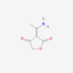 (3Z)-3-(1-aminoethylidene)oxolane-2,4-dione