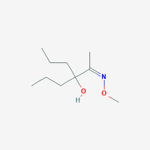 molecular formula C10H21NO2 B232697 3-Hydroxy-3-propyl-2-hexanone O-methyloxime CAS No. 154874-70-1