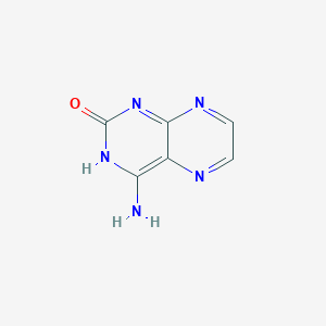 molecular formula C6H5N5O B232725 4-Amino-2-pteridinol 