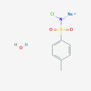 molecular formula CH3C6H4SO2N(Cl)NaxH2O B232777 氯代(4-甲苯磺酰)叠氮化钠一水合物 CAS No. 149358-73-6