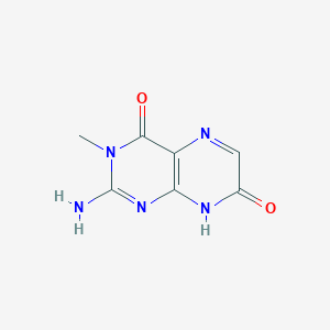 molecular formula C7H7N5O2 B232843 2-amino-3-methyl-4,7(3H,8H)-pteridinedione 