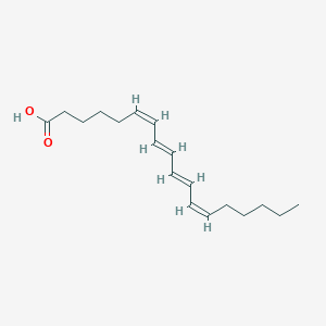 molecular formula C16H26Br2S B232865 6,8,10,12-Octadecatetraenoic acid CAS No. 145178-65-0