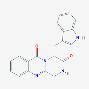 molecular formula C20H16N4O2 B232891 Glyantrypine CAS No. 142382-42-1