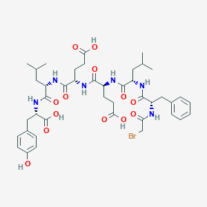 N-Bromoacetyl-phenylalanyl-leucyl-glutamyl-glutamyl-leucyl-tyrosine