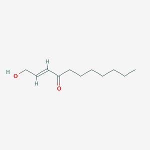 molecular formula C6H4ClIZn B232942 1-Hydroxy-2-undecen-4-one CAS No. 142450-02-0