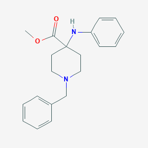 B023299 Methyl 1-benzyl-4-(phenylamino)piperidine-4-carboxylate CAS No. 61085-60-7