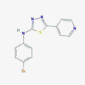 2-(4-Bromophenylamino)-5-(4-pyridyl)-1,3,4-thiadiazole