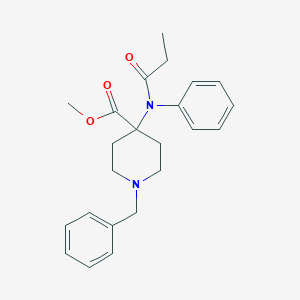 B023302 Methyl 1-benzyl-4-((propionyl)phenylamino)piperidine-4-carboxylate CAS No. 61085-72-1
