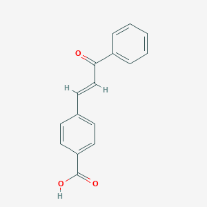 molecular formula C16H12O3 B233024 4-(2-Benzoylvinyl)benzoic acid 