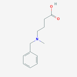molecular formula C12H17NO2 B233066 4-[Benzyl(methyl)amino]butanoic acid CAS No. 188132-01-6