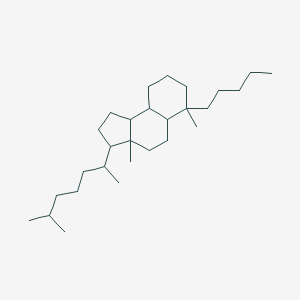 molecular formula C8H6F2O2 B233148 4-Methyl-4,5-secocholestane CAS No. 140183-68-2