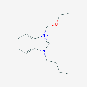 molecular formula C14H21N2O+ B233182 1-Butyl-3-ethoxymethyl-1H-benzimidazol-3-ium 
