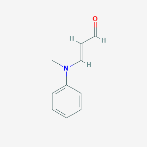B023326 3-(Methyl(phenyl)amino)acrylaldehyde CAS No. 34900-01-1