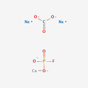 molecular formula CCaFNa2O6P B233272 Disodium monofluorophosphate-calcium carbonate CAS No. 141788-28-5