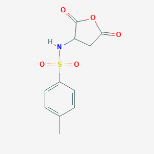 molecular formula C11H11NO5S B233333 N-(2,5-dioxotetrahydro-3-furanyl)-4-methylbenzenesulfonamide 