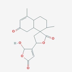 molecular formula C13H18O3 B233358 Isocajucarinolide CAS No. 147741-98-8