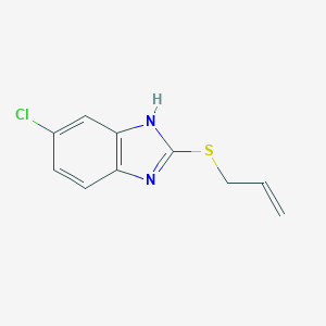 molecular formula C10H9ClN2S B233387 2-(allylsulfanyl)-5-chloro-1H-benzimidazole 