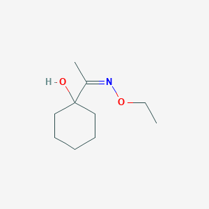 molecular formula C10H19NO2 B233403 Ethanone, 1-(1-hydroxycyclohexyl)-, O-ethyloxime CAS No. 154874-68-7