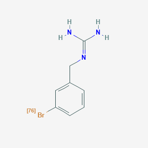 molecular formula C8H10BrN3 B233431 3-Bromobenzylguanidine CAS No. 153881-05-1