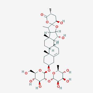 molecular formula C19H19NO5 B233467 Foliumin CAS No. 159126-18-8
