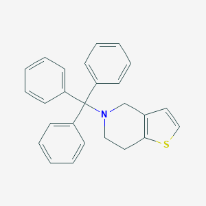 molecular formula C26H23NS B023349 5-三苯甲基-4,5,6,7-四氢噻吩并[3,2-c]吡啶 CAS No. 109904-25-8