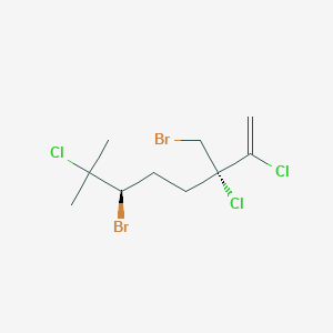 molecular formula C10H15Br2Cl3 B233497 Halomon CAS No. 142439-86-9