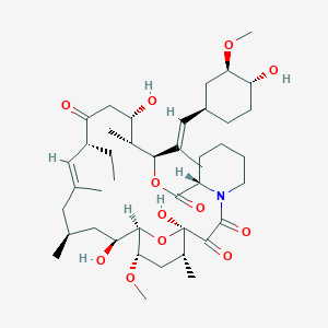 molecular formula C11H7F3O2S B233515 15-O-Desmethylascomycin CAS No. 141170-83-4