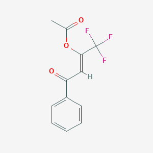 1-Benzoyl-2-trifluoromethyl-2-acetoxyethene