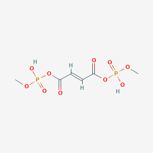 molecular formula C39H63N11O10 B233611 bis[hydroxy(methoxy)phosphoryl] (E)-but-2-enedioate CAS No. 144577-06-0
